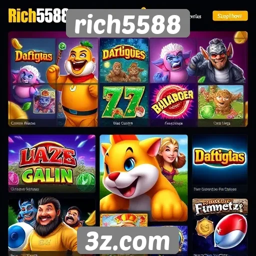Jogos populares no site rich5588 atraem novos usuários